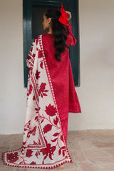 SCARLET SAGE-3 PIECE PRINTED LAWN SUIT