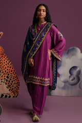 DREAMY PINK-3 PC (SHIRT, TROUSER & DUPATTA)