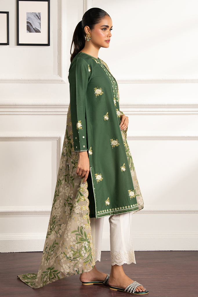 Forest Green Dupatta