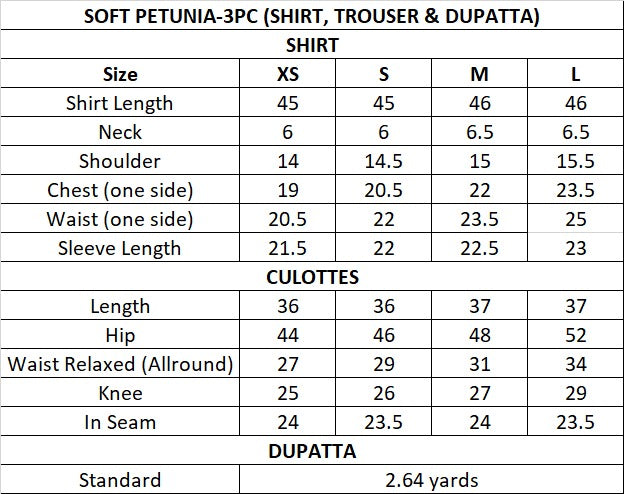 Size Guide