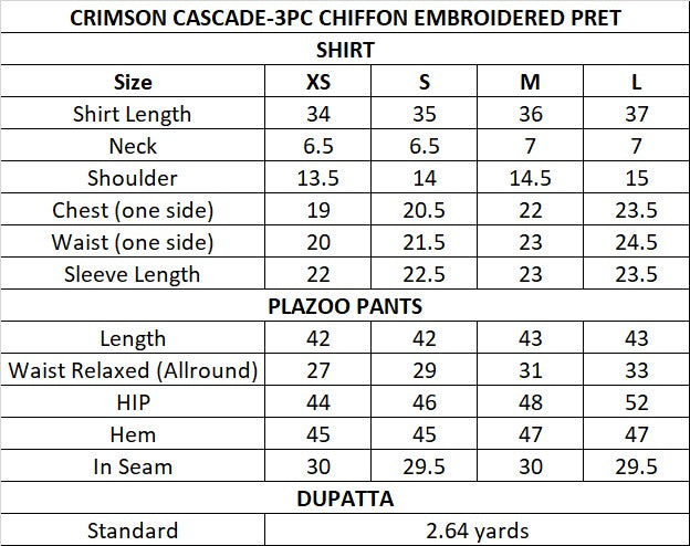 Size Guide