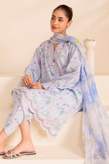 PURPLE HAZE-3 PIECE PRINTED LAWN SUIT