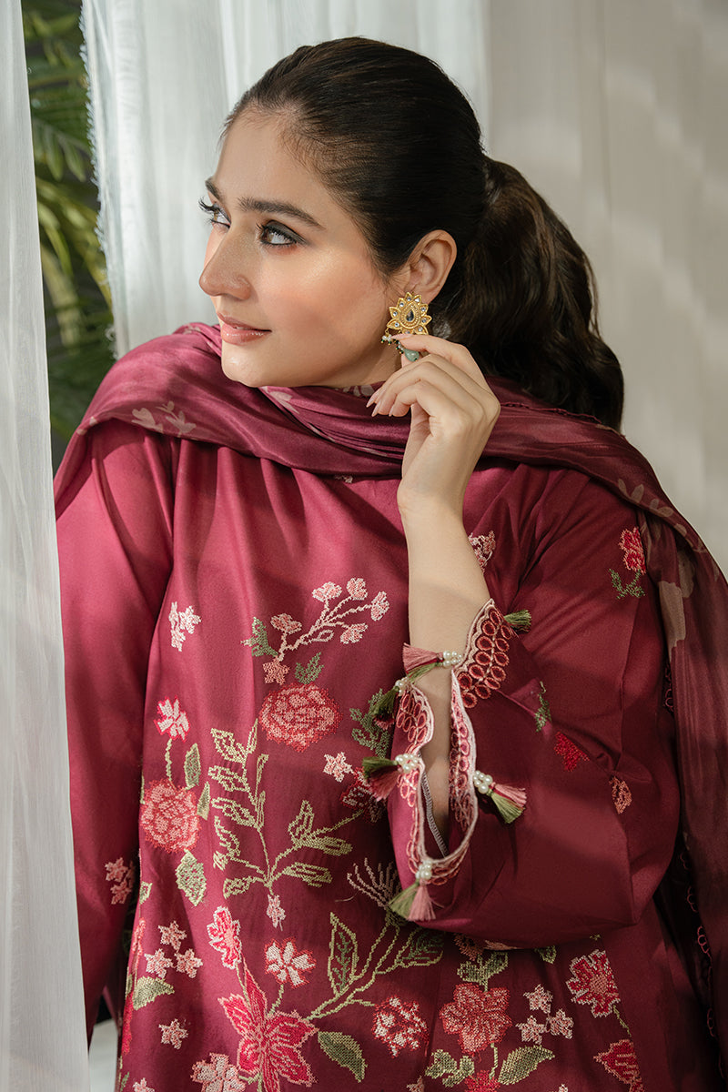 Ruby Maze RUBY MAZE-3 PIECE EMBROIDERED LAWN SUIT