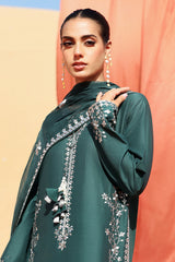 PINE CERULEAN-3 PIECE EMBROIDERED LAWN SUIT