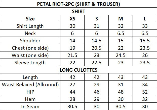 Size Guide