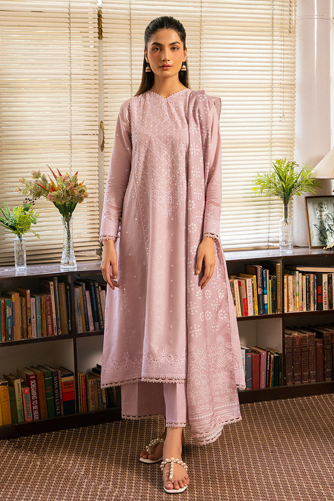 ROSY GLOW-3 PIECE EMBROIDERED LAWN SUIT