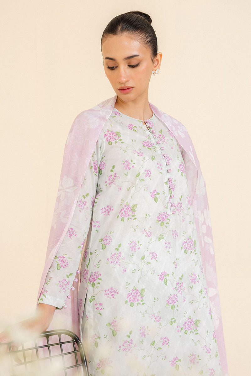 Mystic flora 3 piece printed lawn suit