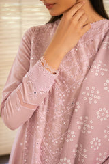 ROSY GLOW-3 PIECE EMBROIDERED LAWN SUIT