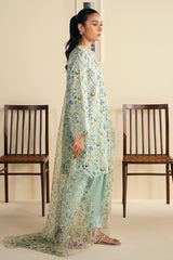 DUSTY AQUA-2 PC (SHIRT & DUPATTA)