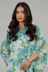 CRYSTAL DREAM LAWN PRINTED SHIRT