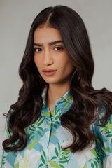 CRYSTAL DREAM LAWN PRINTED SHIRT