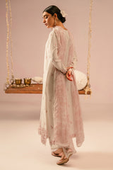 IVORY CREAM-3 PIECE EMBROIDERED LAWN SUIT