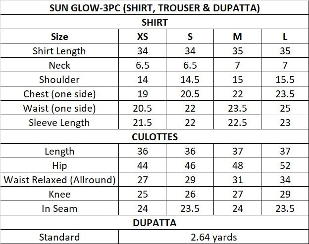 Size Guide