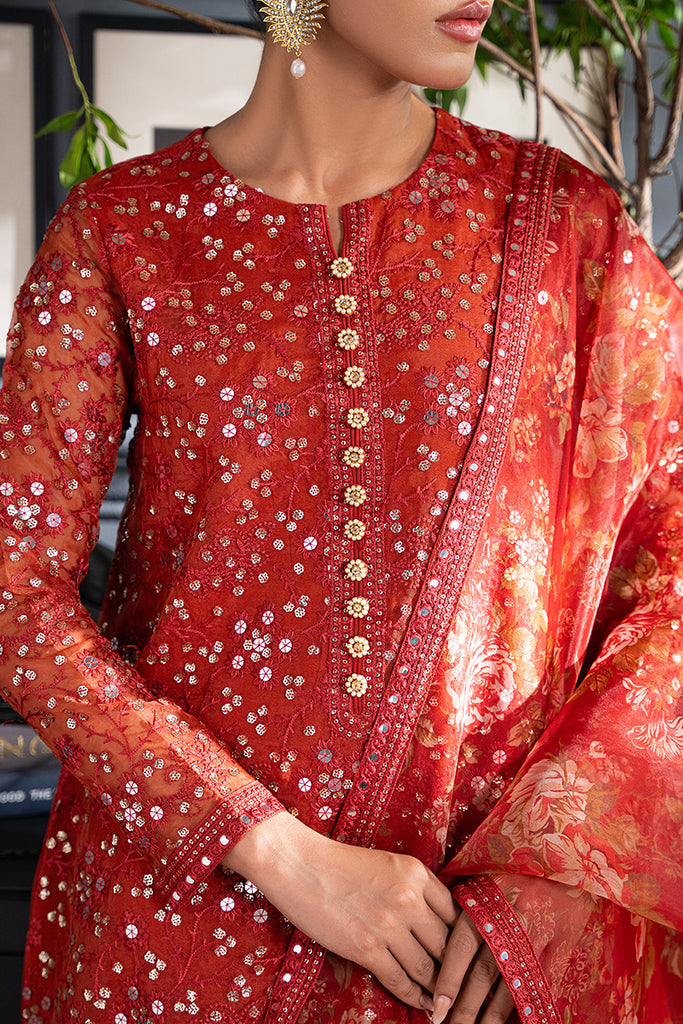 Scarlet Bloom Shirt Dress
