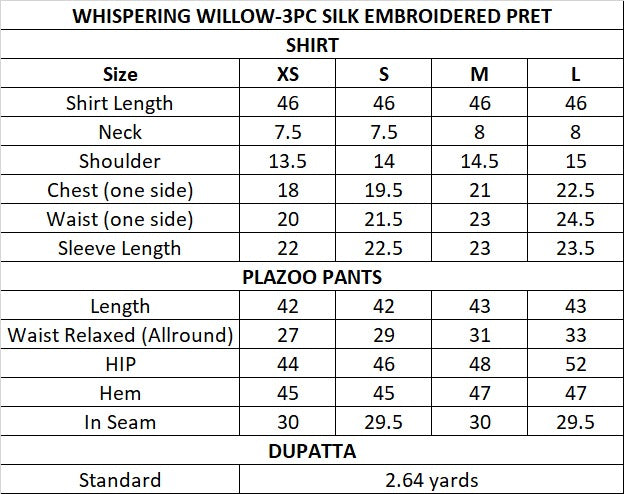 Size Guide