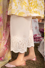 IVORY GARLAND-3 PIECE EMBROIDERED LAWN SUIT
