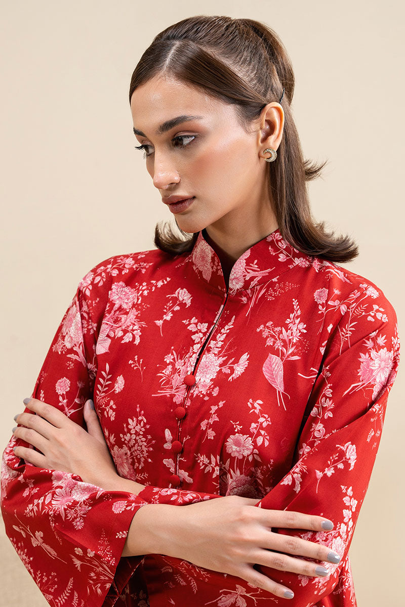 ORNATE GEM 2 PC PRINTED LINEN SUIT Ornate gem 2 pc printed linen suit
