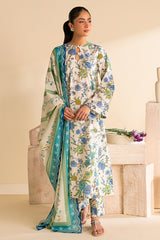 CHINTZY VOYAGE-3 PC PRINTED LAWN SUIT