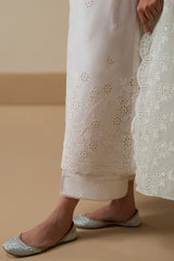 FLORAL SERENITY-3 PIECE CHIKANKARI SUIT