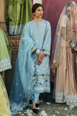 CERULEAN ORNATE-3 PIECE LAWN EMBROIDERED SUIT