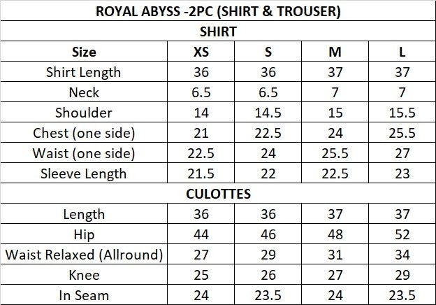 Size Guide