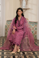 ORCHID AURA-3PC (SHIRT, TROUSER & DUPATTA)