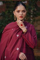 RED WOOD-2 PIECE (SHIRT & DUPATTA)