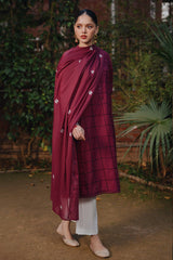 RED WOOD-2 PIECE (SHIRT & DUPATTA)