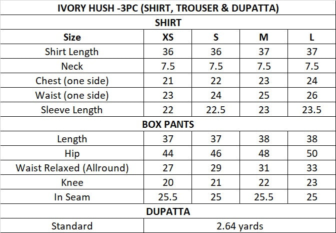 Size Guide