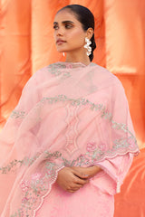 CLUSTER GLOW-3 PIECE COTTON JACQUARD SUIT