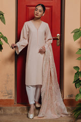 ROSE SMOKE-2 PIECE (SHIRT & DUPATTA)