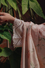 ROSE SMOKE-2 PIECE (SHIRT & DUPATTA)