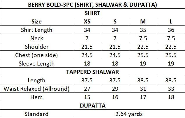 Size Guide