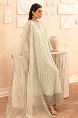 PISTACHIO BLOOM-2PC SILK EMBROIDERED PRET