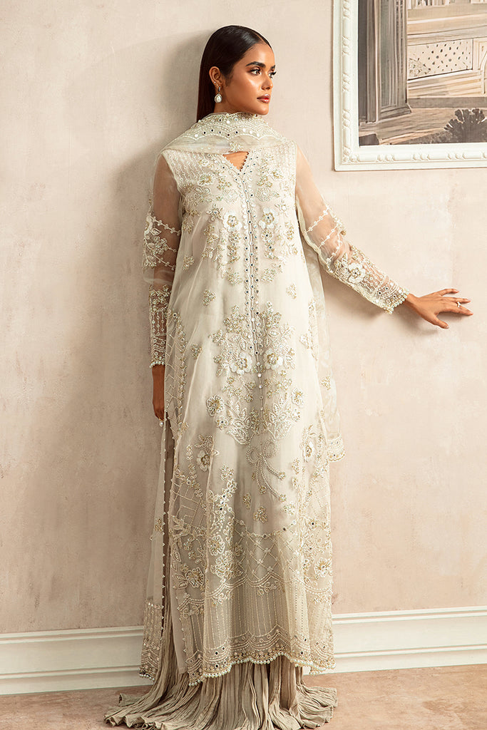 STERLING SILVER-3PC ORGANZA EMBROIDERED PRET