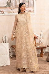 SUFFUSE TALE-3 PIECE ORGANZA EMBROIDERED SUIT