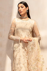 SUFFUSE TALE-3PC ORGANZA EMBROIDERED PRET