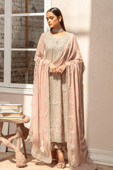 ROSEWOOD-3PC CHIFFON EMBROIDERED PRET