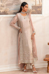 ROSEWOOD-3 PIECE CHIFFON EMBROIDERED SUIT