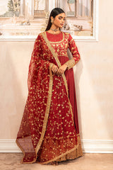ROOMANI-2PC SILK EMBROIDERED PRET