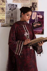 FLORAL MELODY-3PC KHADDAR PRINTED SUIT