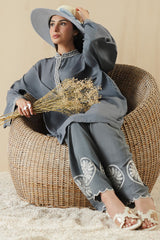 MOONLIT MARINA-2PC (SHIRT & TROUSER)