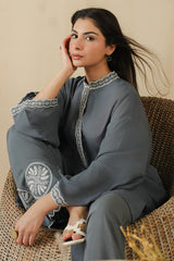 MOONLIT MARINA-2PC (SHIRT & TROUSER)