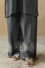 MOONLIT MARINA-2PC (SHIRT & TROUSER)