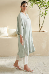 PALM BREEZE EMBROIDERED LAWN SHIRT