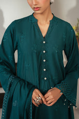 SHADED GEM-3PC (SHIRT,TROUSER & DUAPTTA)