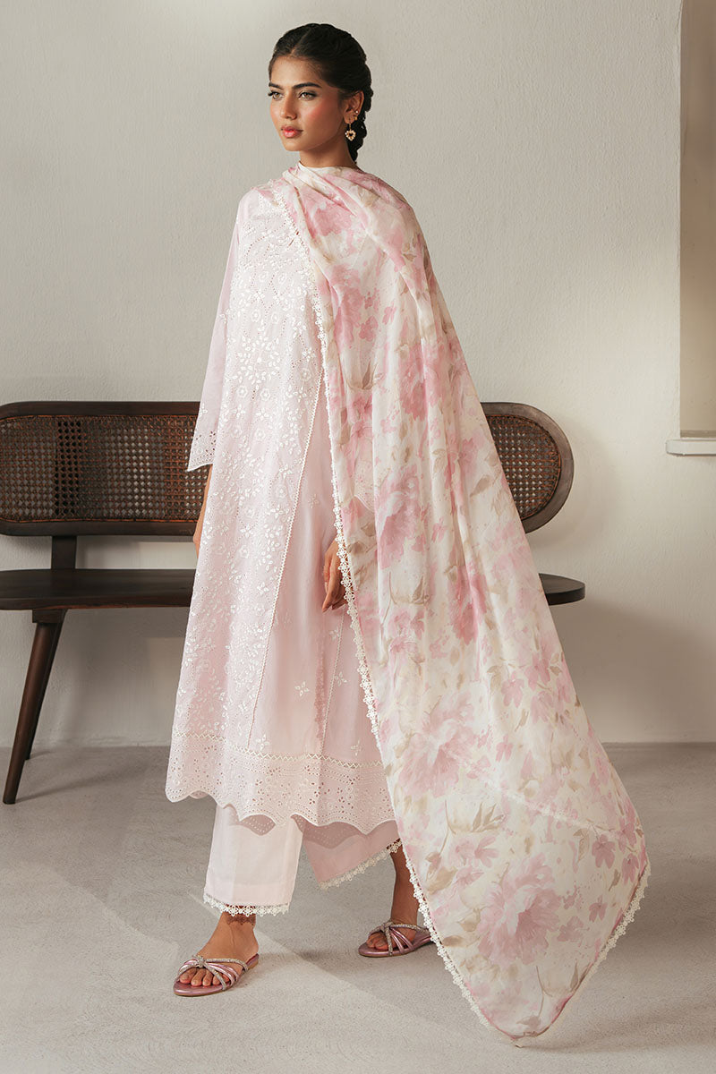 Lilac Rose 3-Pc Chikankari Suit