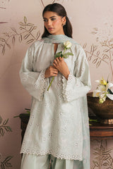 FLORAL GARLAND-3PC CHIKANKARI SUIT