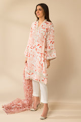 CORAL IMPRESSION 2PC (SHIRT & DUPATTA)