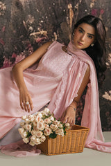 PINK BLOSSOM-3PC LAWN EMBROIDERED SUIT